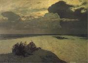 Levitan, Isaak Landscape oil on canvas